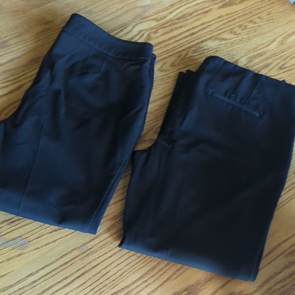 Talbots Pants - Talbot's Black Straight Pant Bundle Size Women's 14 Side Zip Dress Pant